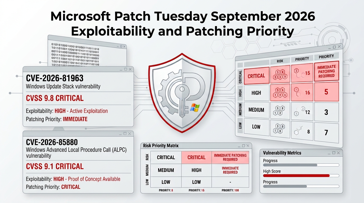 Microsoft Patch Tuesday September 2026 Exploitability and Patching Priority